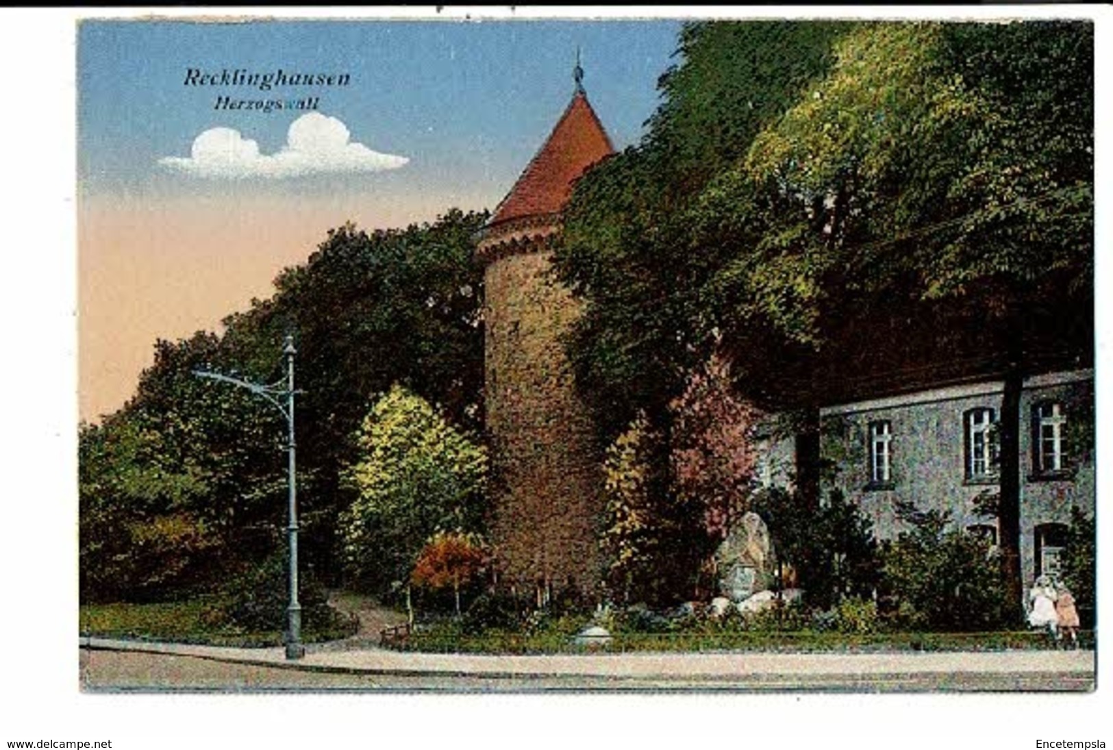 CPA-Carte Postale-Germany-- Recklinghausen- Herzogswall -1923-VM16747 - Recklinghausen