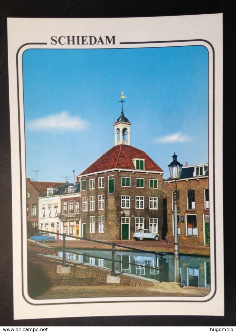 Netherlands, Uncirculated Postcard, « SCHIEDAM, Zac Kendragershuisje Aan De Oude Sluis Gebouwd In 1724 » - Schiedam