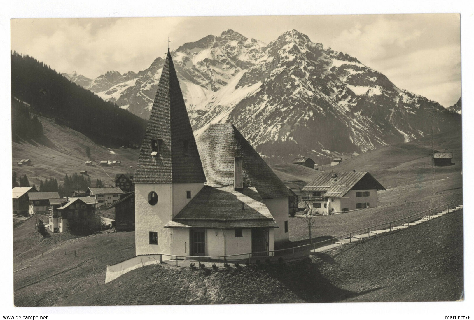 Evangelische Kreuzkirche Hirschegg Kleinwalsertal Postkarte Ansichtskarte - Voitsberg