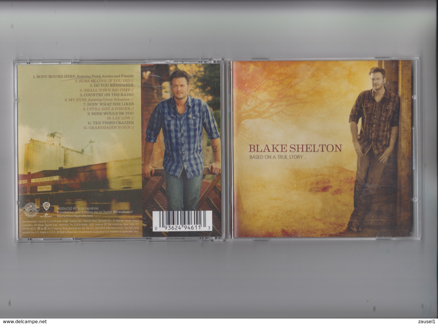 Blake Shelton - Based On A True Story -  Original CD - Country Et Folk