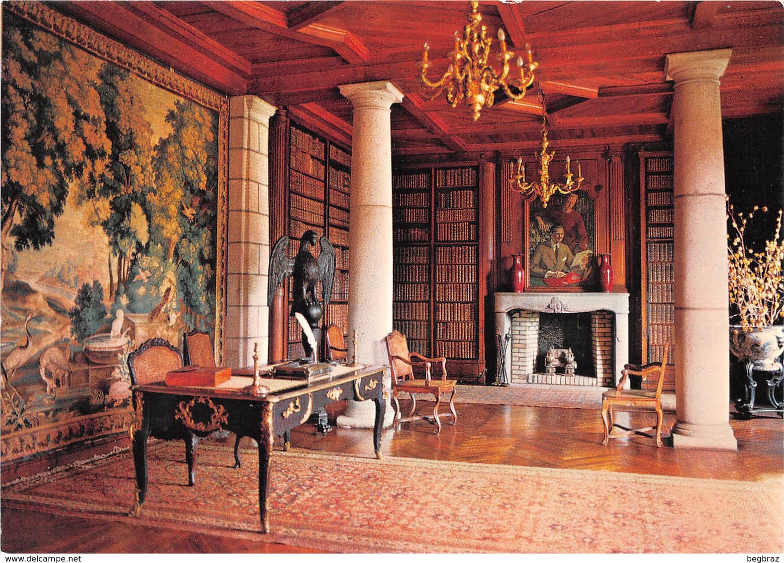 LANVELLEC   CHATEAU DE ROSANBO  BIBLIOTHEQUE - Lanvellec