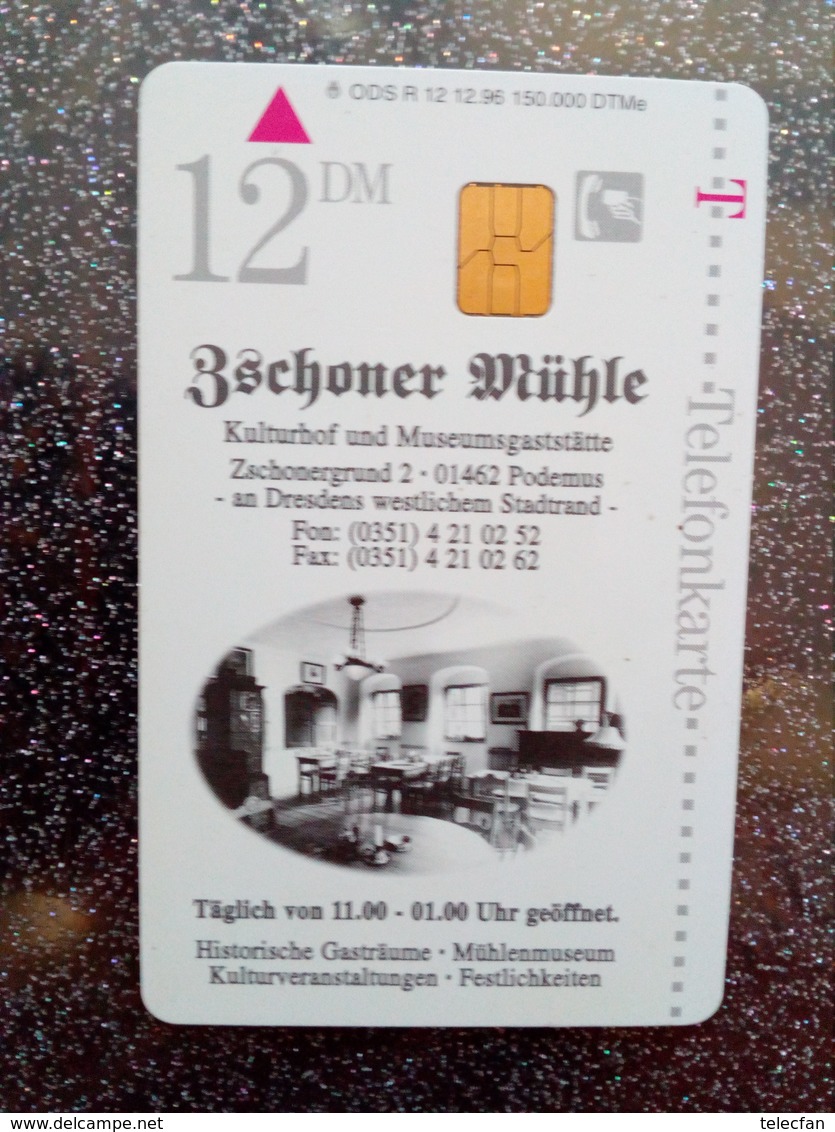 ALLEMAGNE GERMANY R 12 12.96 3 SCHONER MUHLE RESTAURANT MUSEE MOULIN MILL 12DM UT - R-Series : Regions