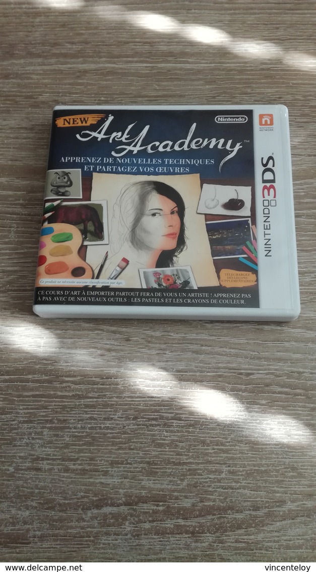 JEU NINTENDO 3 DS NEW ART ACADEMY   En L Etat Sur Les Photos - Nintendo 3DS