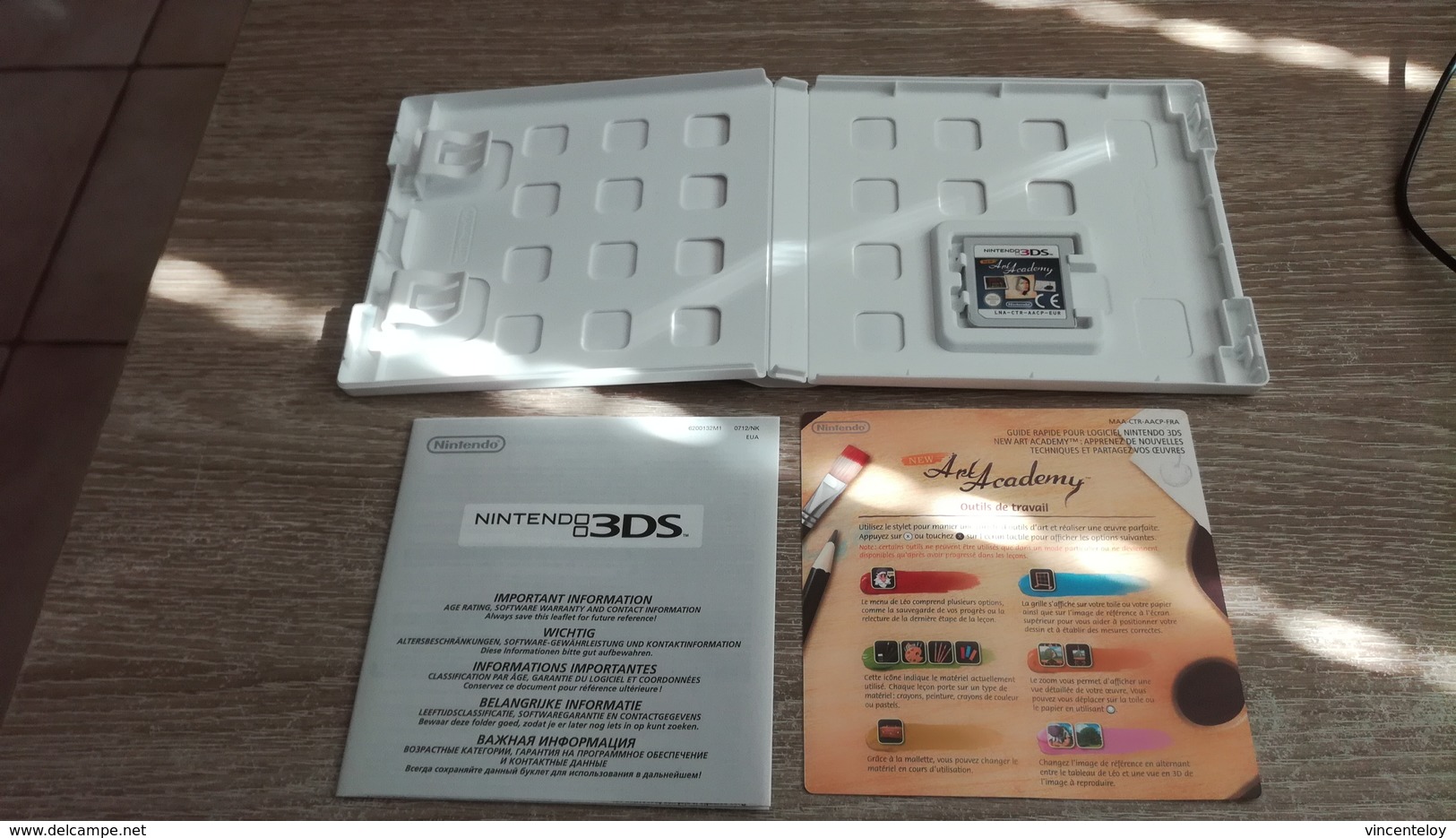 JEU NINTENDO 3 DS NEW ART ACADEMY   En L Etat Sur Les Photos - Nintendo 3DS
