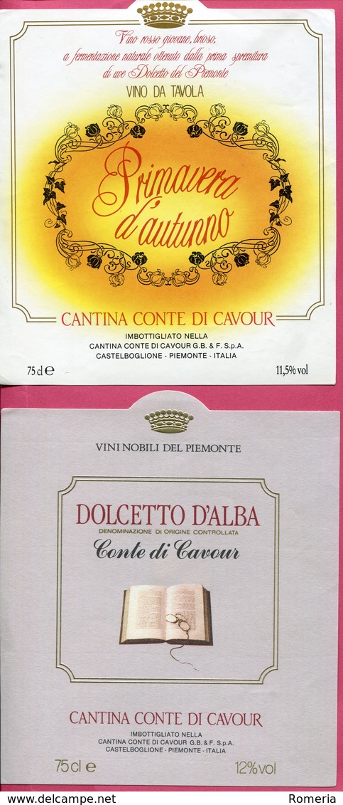 Italie - Superbe lot de 163 étiquettes de vins italiens - Toutes scannées - Parfait état.