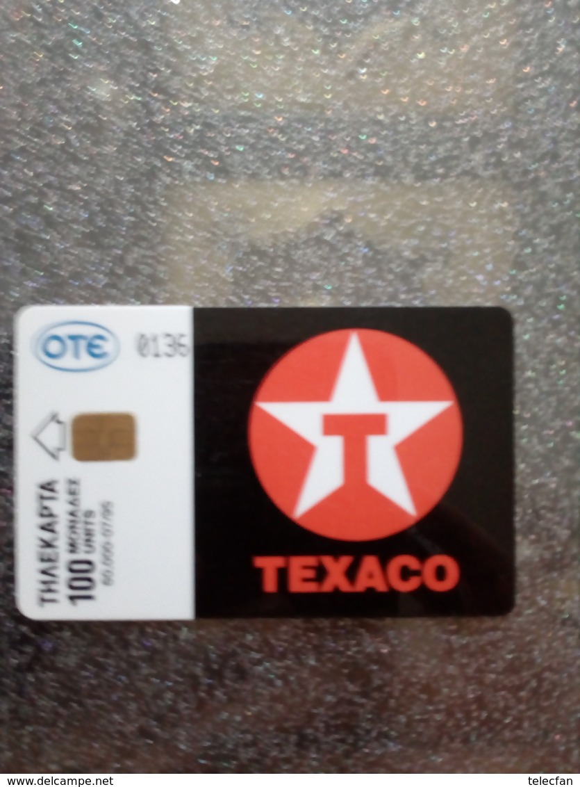 GRECE GREECE TEXACO BENZIN 100U UT USED - Petrole