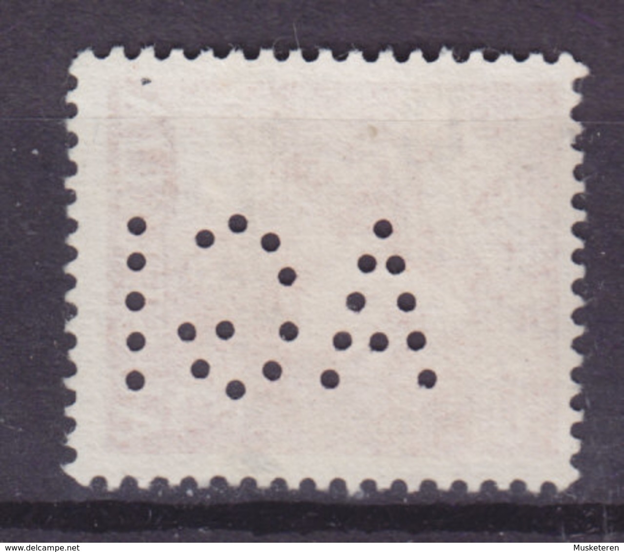 Australia Perfin Perforé Lochung 'AGI' 1953, Mi. 229  3½p. QEII (2 Scans) - Perfins