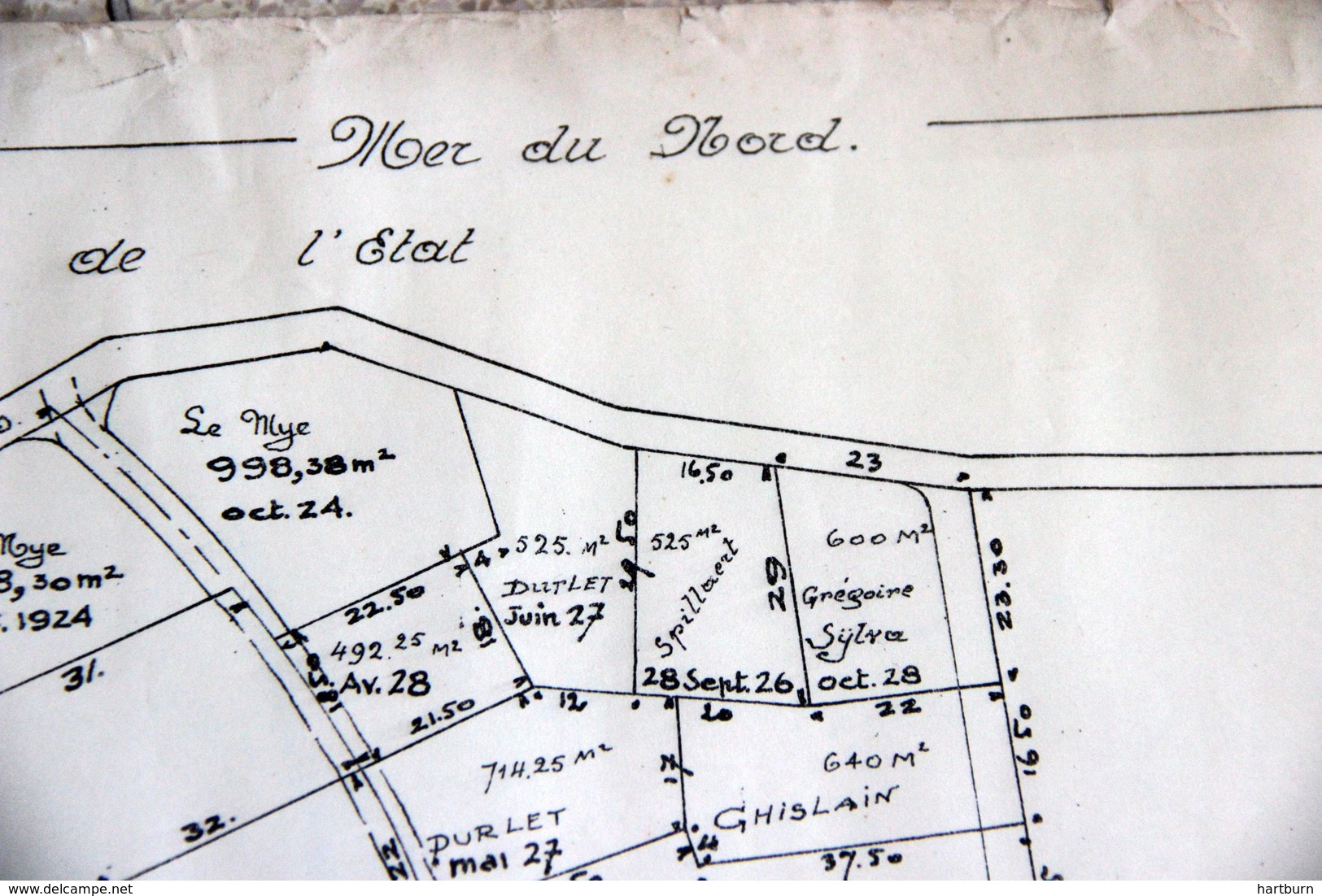 Crocodile. Middelkerke. 42 X 58. Twee Stuks. Tweede Op Transparantpapier 1933 - Arquitectura