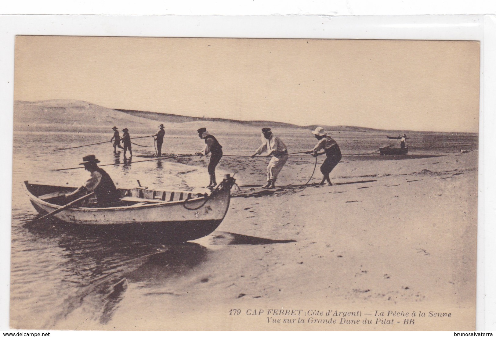 CAP FERRET - La Pêche à La Senne - Vue Sur La Grande Dune Du Pilat - Sonstige & Ohne Zuordnung