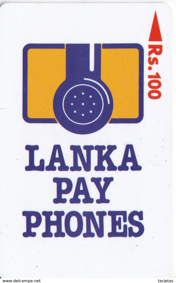 (11SRLA) TARJETA DE SRY LANKA DE Rs.100 LOGO EMPRESA - Sri Lanka (Ceylon)