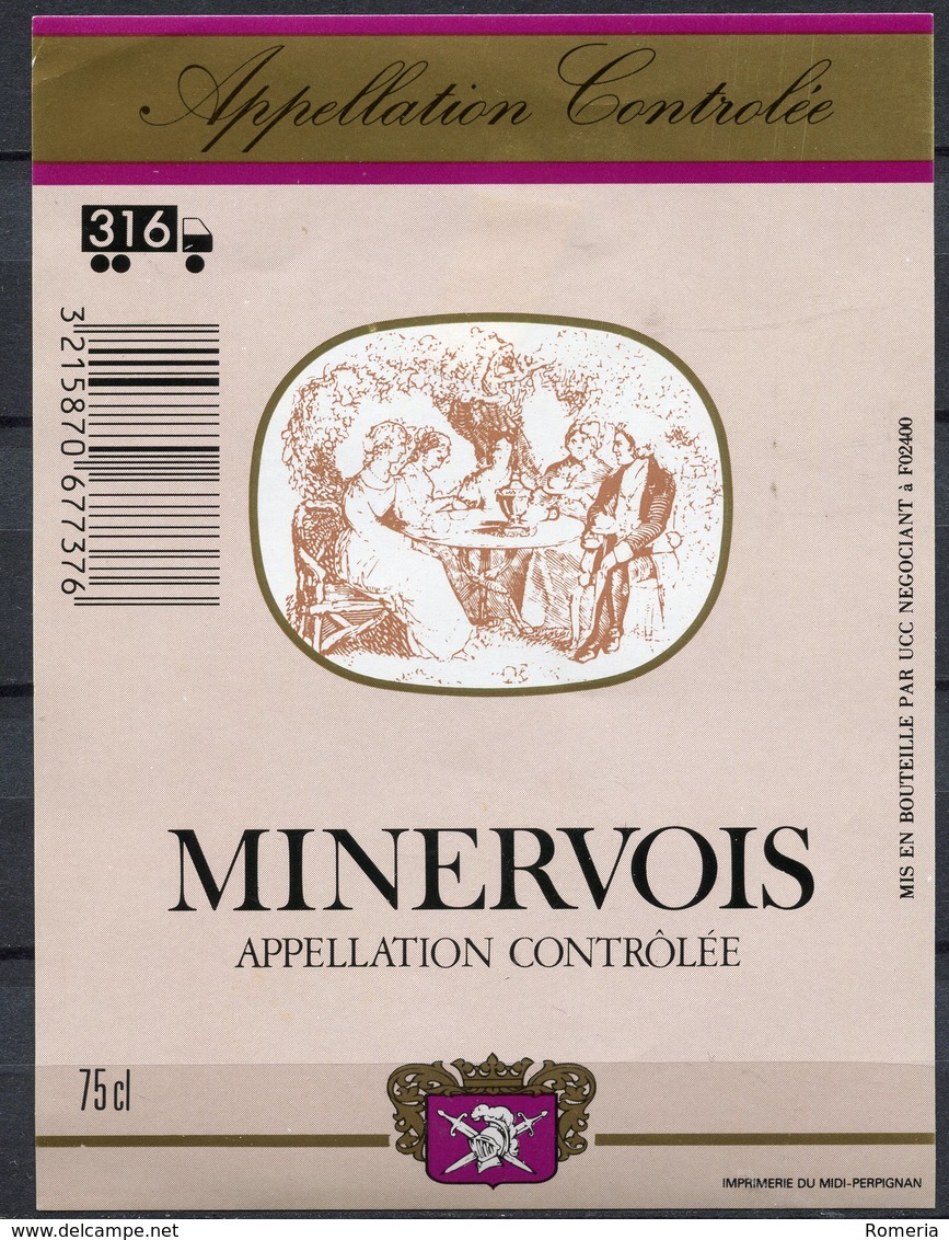 1851 - France - Minervois - Appellation Contrôlée - Rotwein