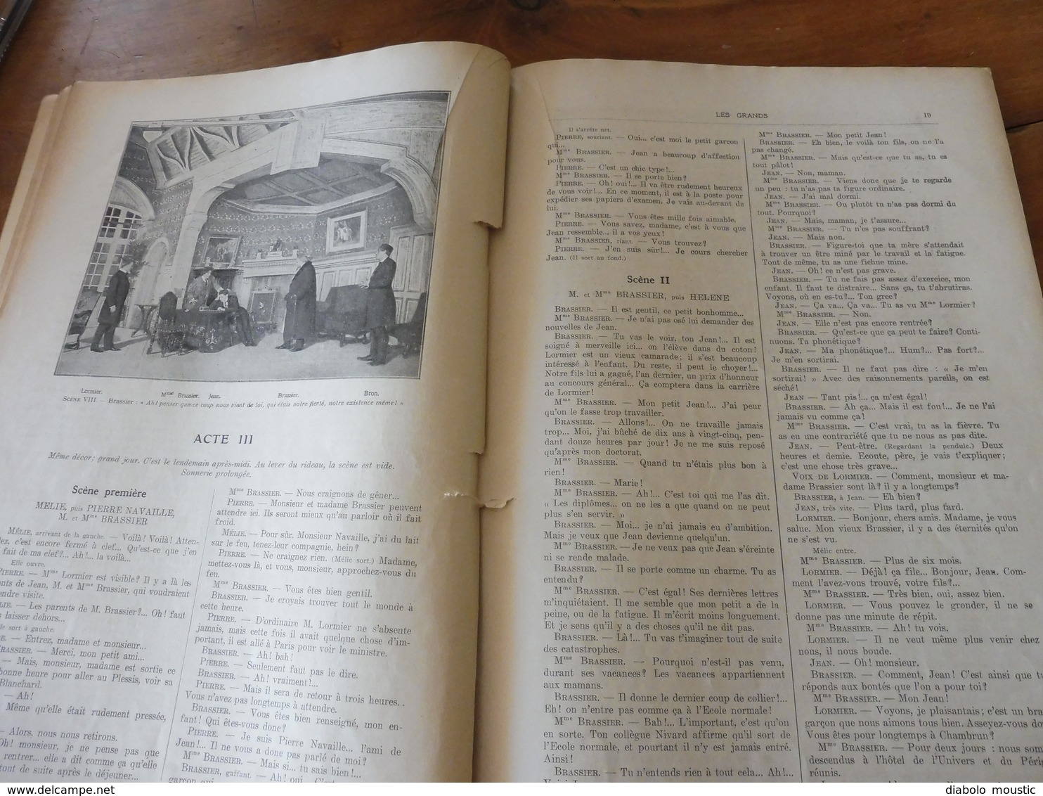 1909   L'ILLUSTRATION THÉÂTRALE  - Les Grands - Par Pierre Veber Et Serge Basset  (Photographies Larcher) - Other & Unclassified