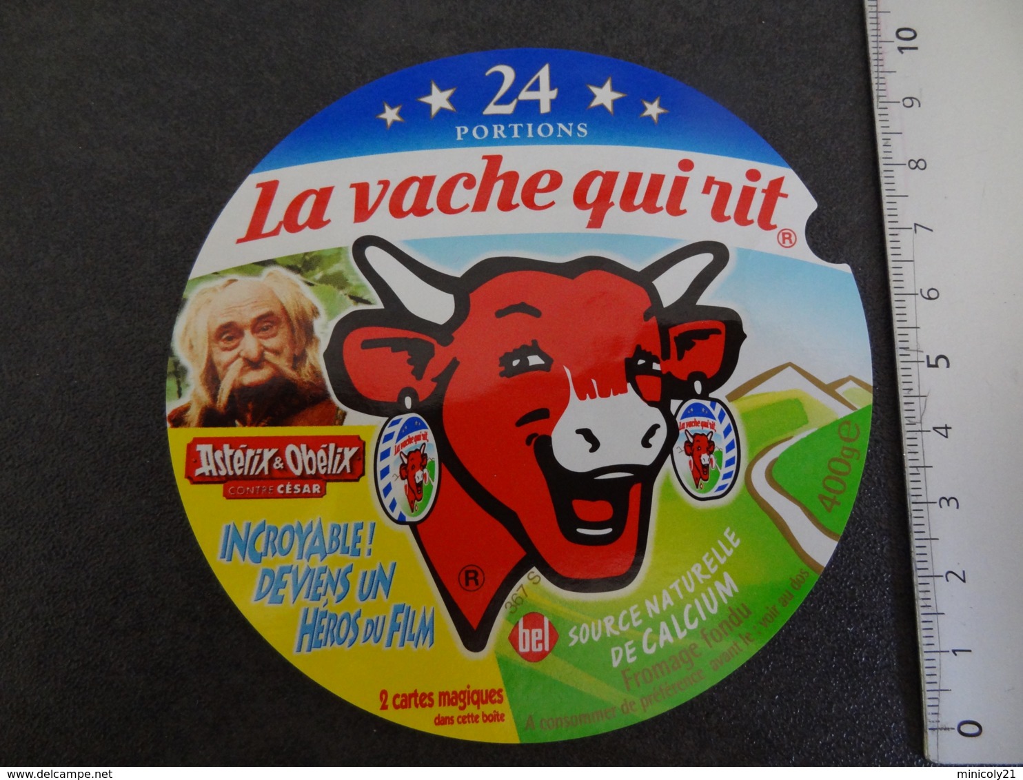 Etiquette De Vache Qui Rit Astérix - Fromage