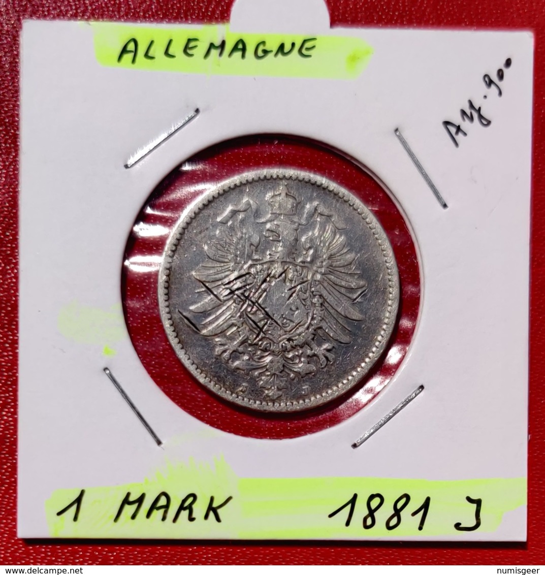 ALLEMAGNE  -- 1 MARK 1881 J - 1 Mark
