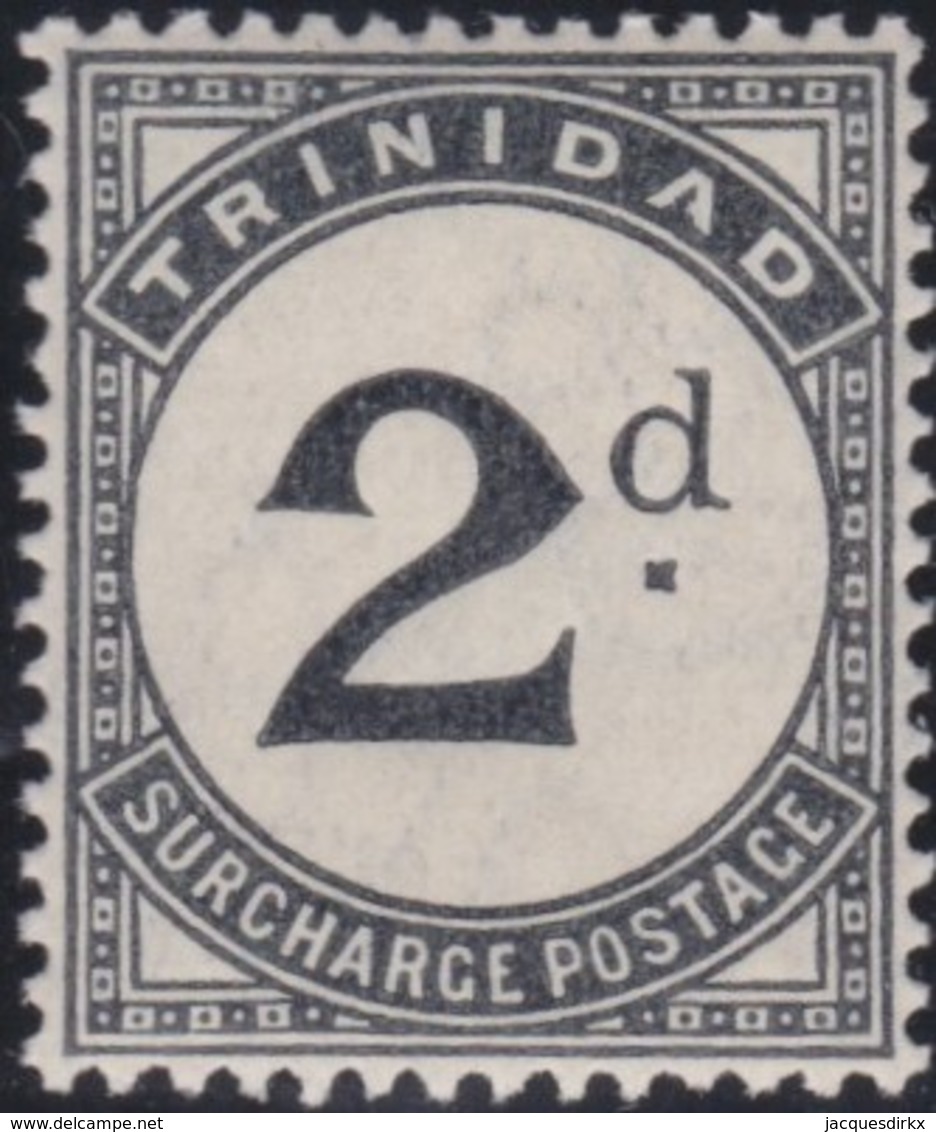 Trinidad         .    SG   .    D 11     .     *     .   Mint-hinged    .   /   .   Ongebruikt - Trinidad & Tobago (...-1961)