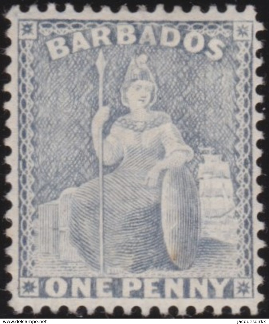 Barbados        .    SG   .    74  (2 Scans)         .     *     .  Mint-hinged   .   /   .  Ongebruikt - Barbados (...-1966)