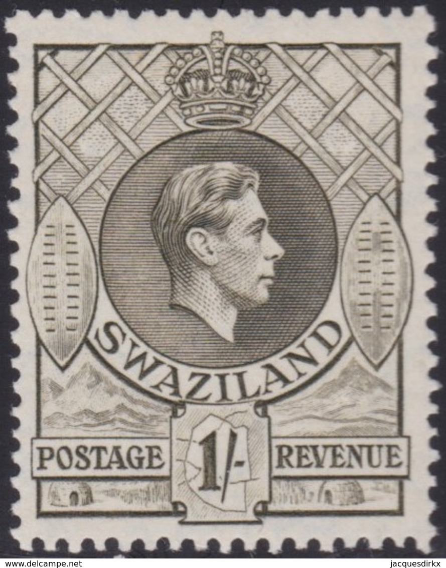 Swaziland       .    SG   .    35  .   13½x13         .     *     .  Mint-hinged   .   /   .   Ongebruikt - Swasiland (...-1967)