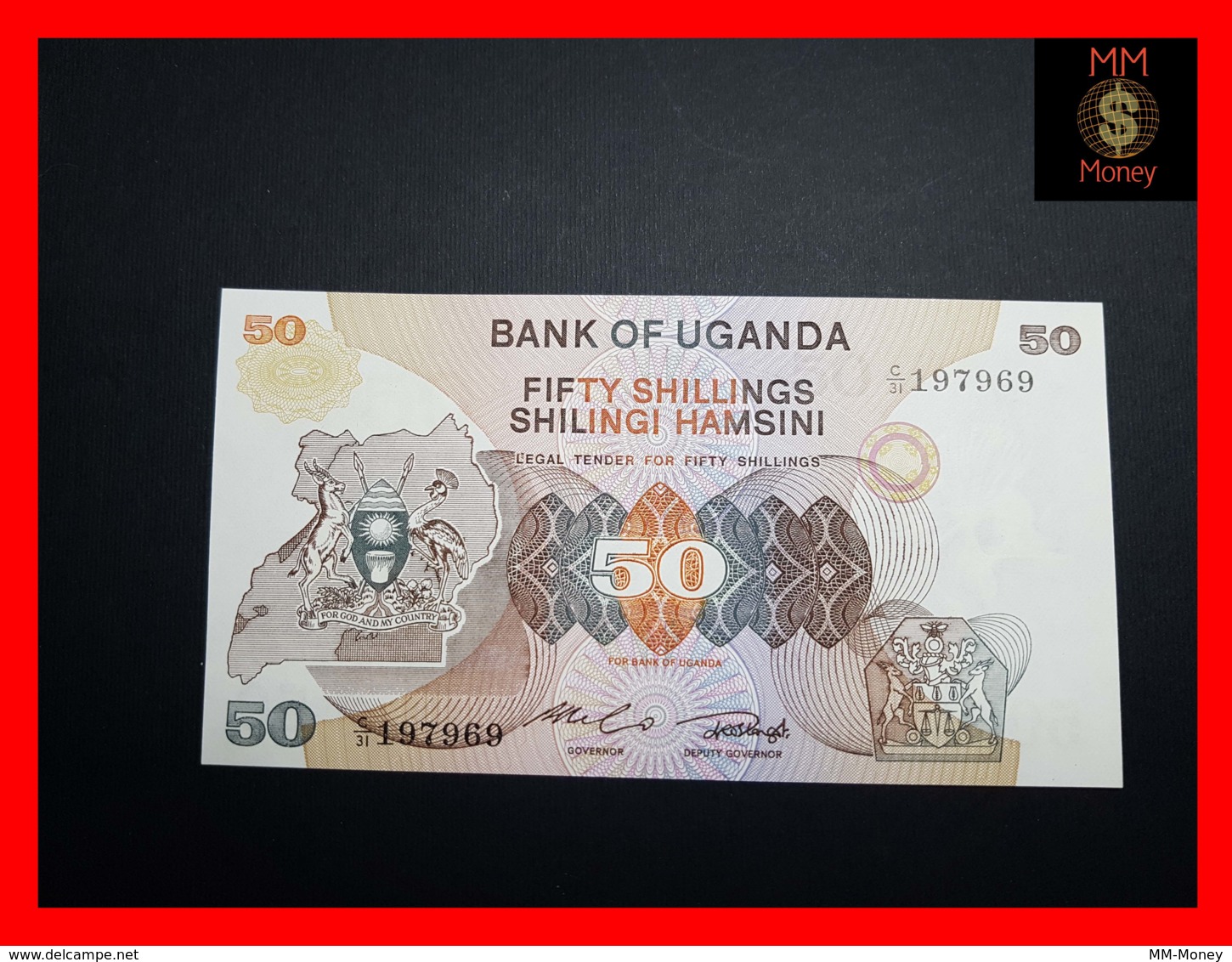 UGANDA 50 Shillings 1982 P. 18 B  UNC - Uganda