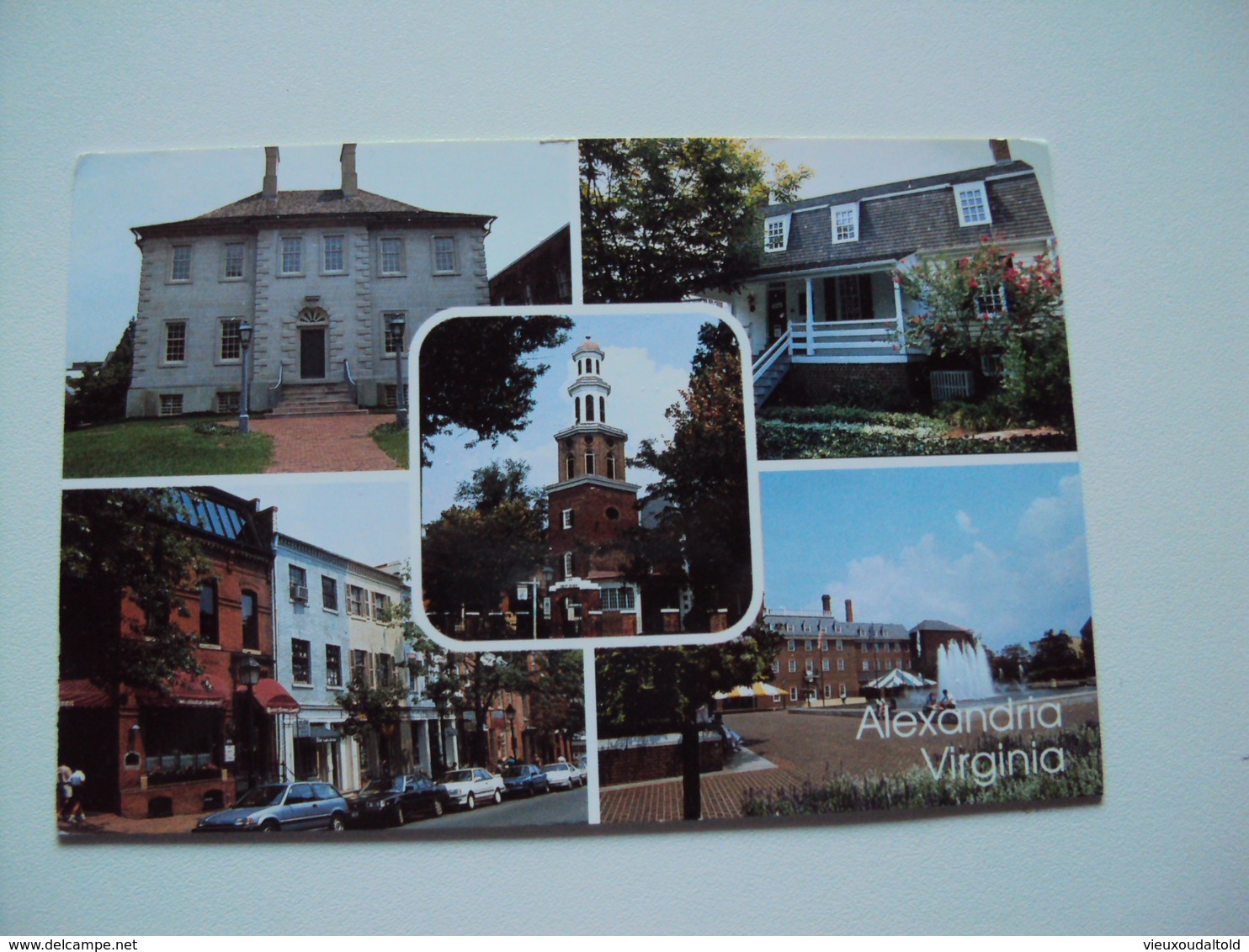 Virginia  Alexandria  Multi Vieuw Card - Alexandria