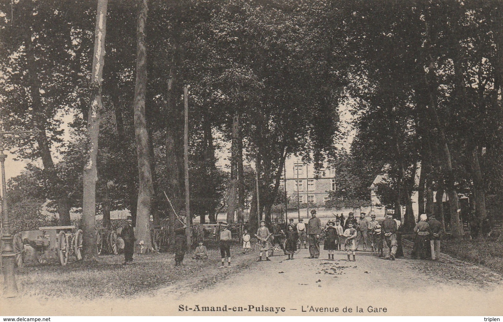 Saint-Amand-en-Puisaye - L'avenue De La Gare - Canons - Saint-Amand-en-Puisaye