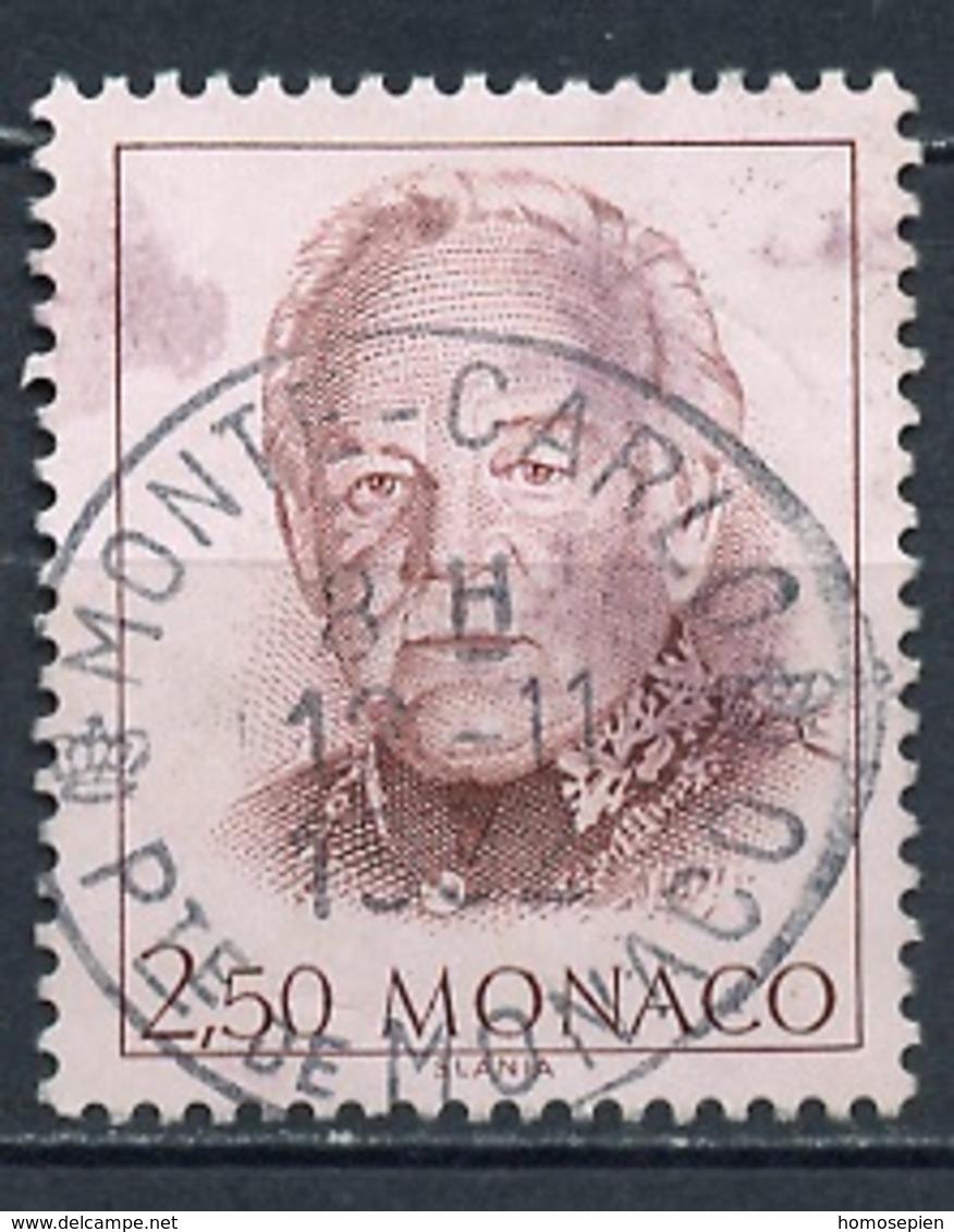Monaco 1991 Y&T N°1780 - Michel N°2021 (o) - 2,50f Rainier III - Usados