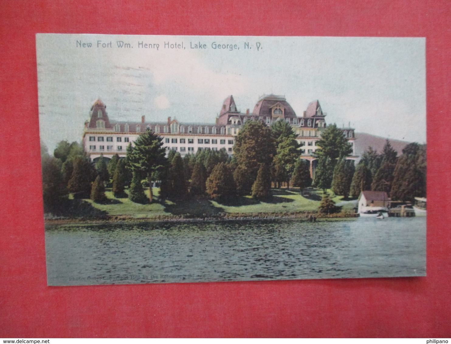 New Fort Wm Henry Hotel  Lake George New York    Ref 4073 - Lake George