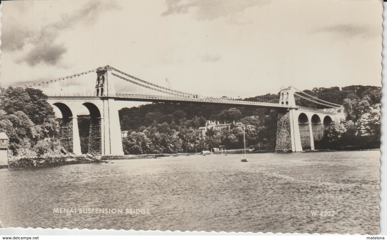 PAYS DE GALLES ANGLESEY MENAI SUSPENSION BRIDGE - Anglesey