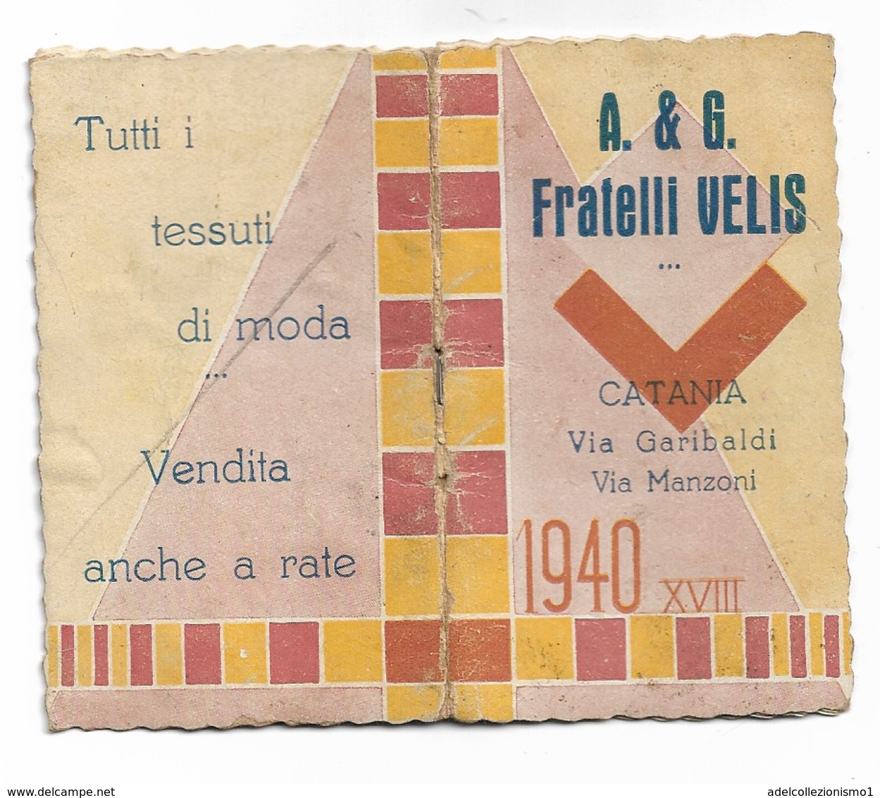 94343) CALENDARIETTO DEL 1940-CALENDARIO DEL CINEMA - Petit Format : 1921-40