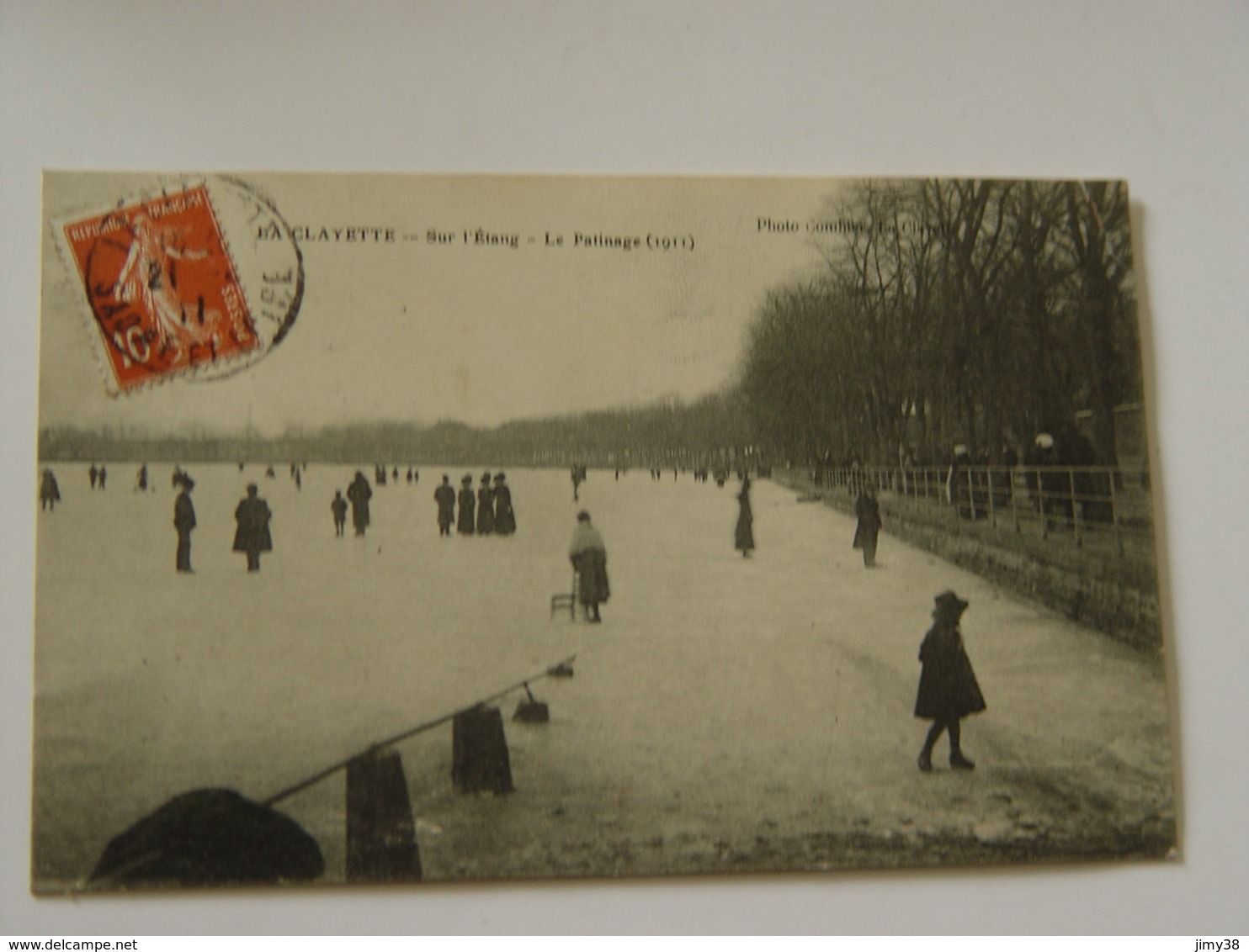 SAONE ET LOIRE-LA CLAYETTE-SUR L'ETANG -LE PATINAGE 1911-ANIMEE - Autres & Non Classés