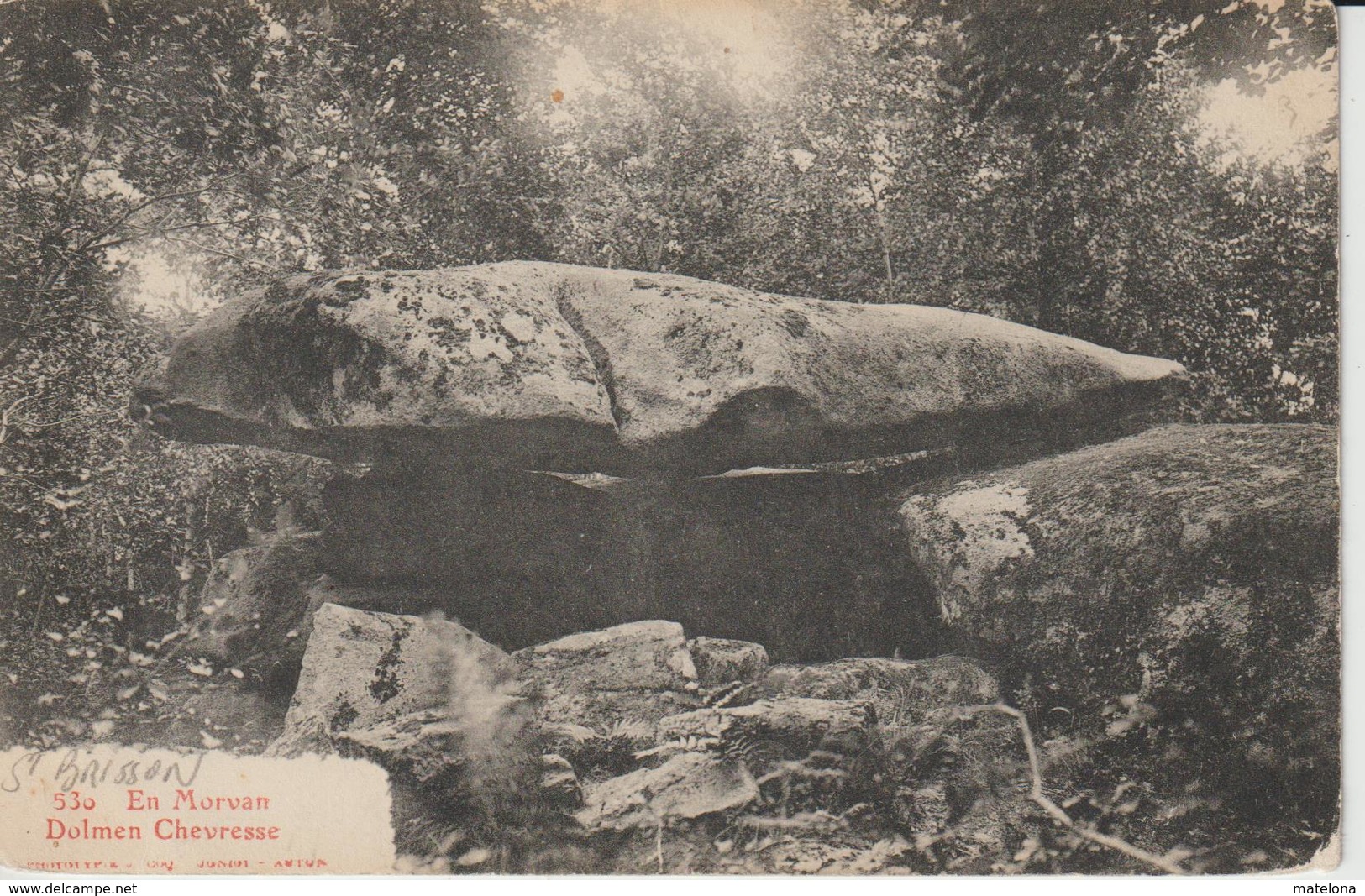 NIEVRE EN MORVAN DOLMEN CHEVRESSE - Otros & Sin Clasificación