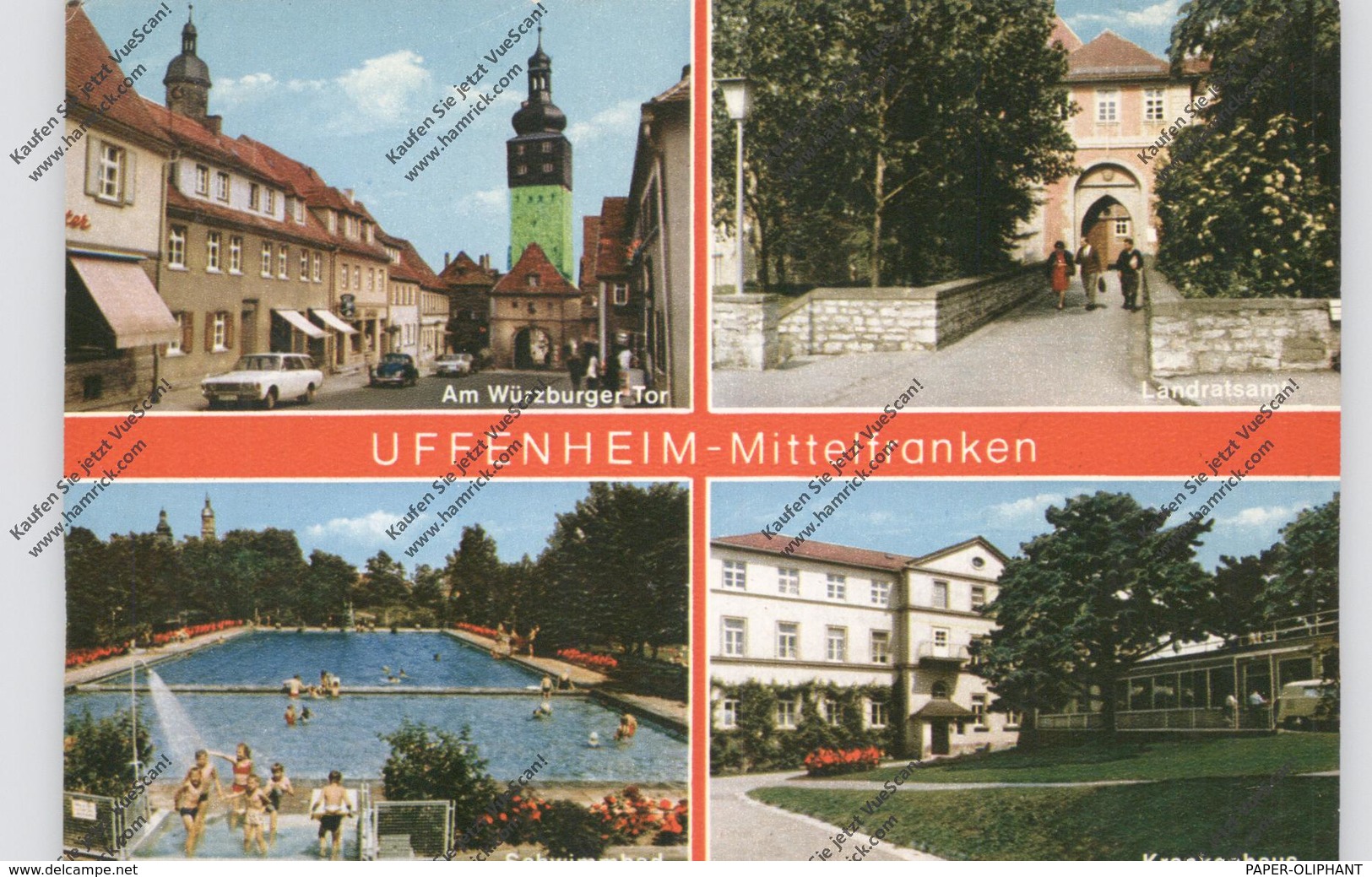 8704 UFFENHEIM, Schwimmbad, Krankenhaus... - Bad Windsheim