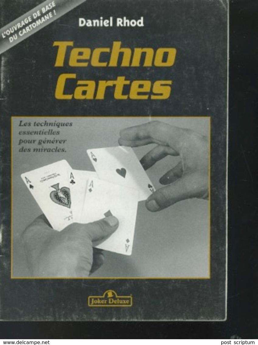 Livre - Jeux, Magie - David, Rhod, Techno Cartes - Giochi Di Società