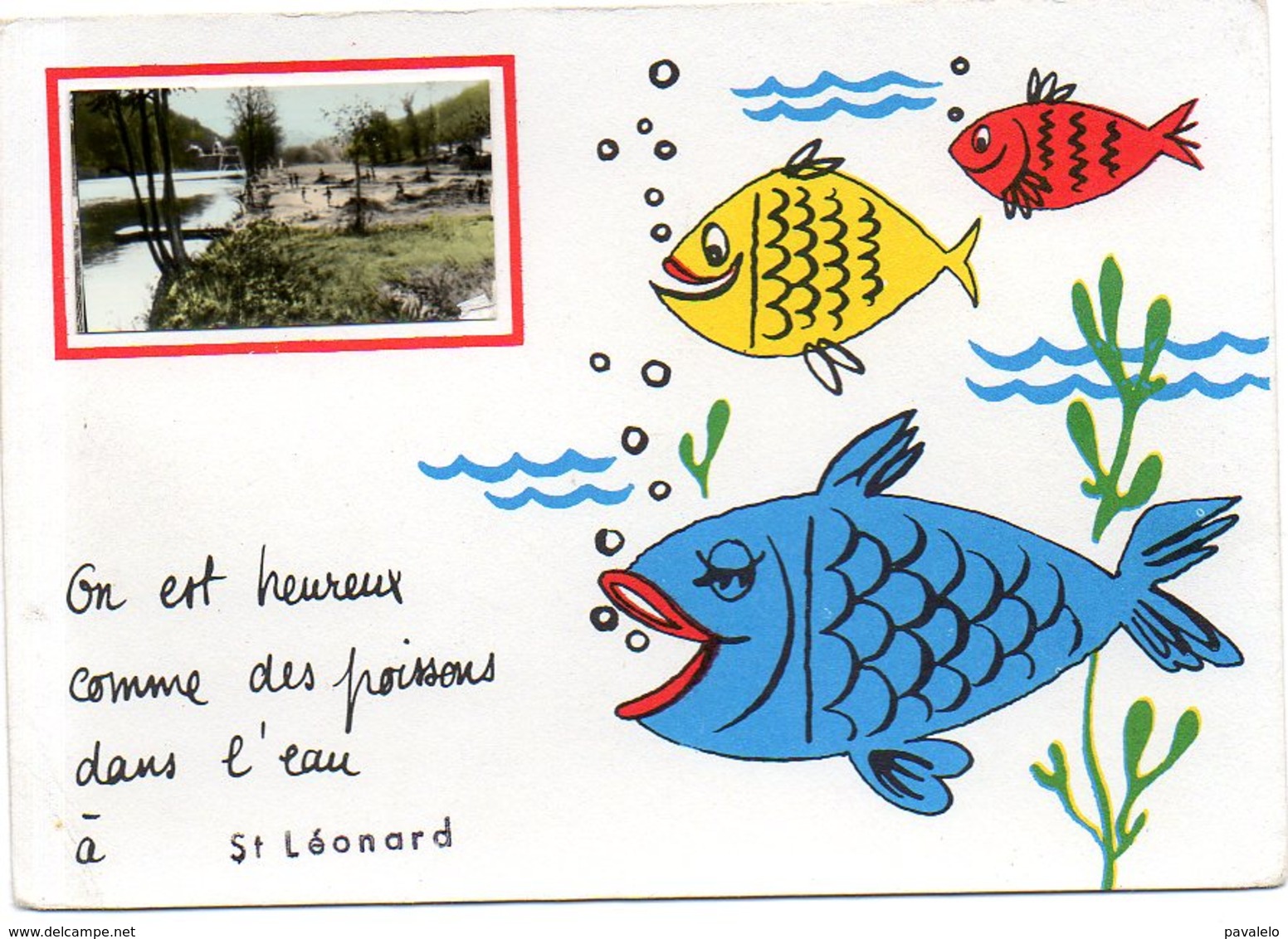 87 - SAINT-LEONARD De NOBLAT - Heureux Comme Un Poisson - Saint Leonard De Noblat