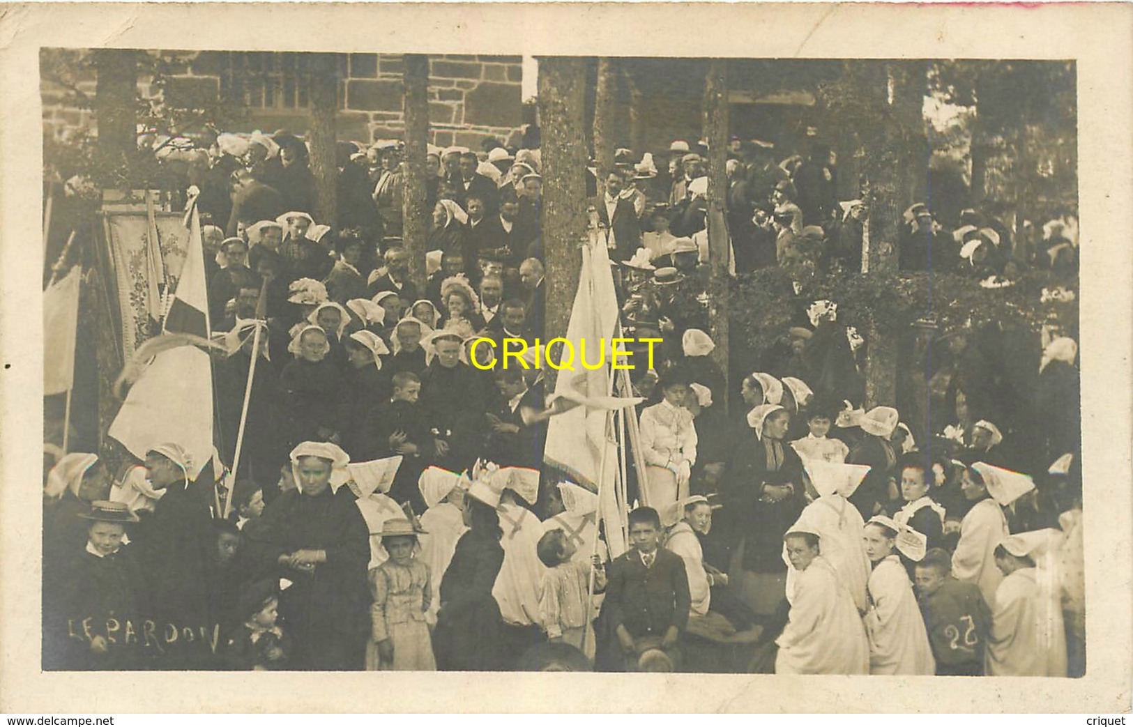 Région Bretagne, Carte Photo Pionnière (avant 1904) D'un Pardon à Situer - Bretagne