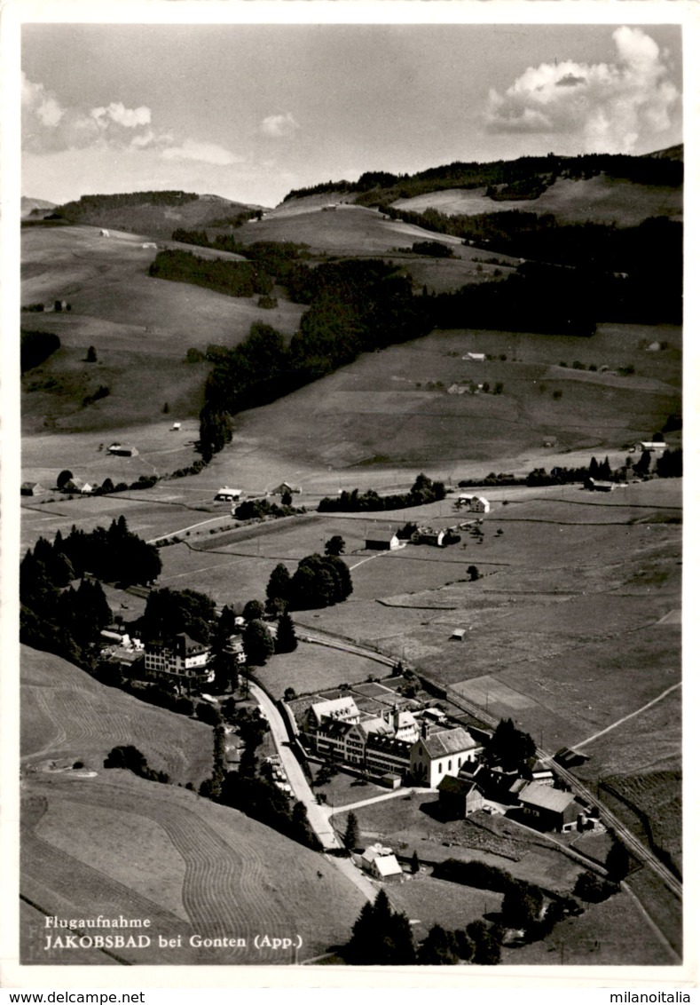 Flugaufnahme Jakobsbad Bei Gonten (App.) (3491-1) * 28. 5. 1975 - Gonten