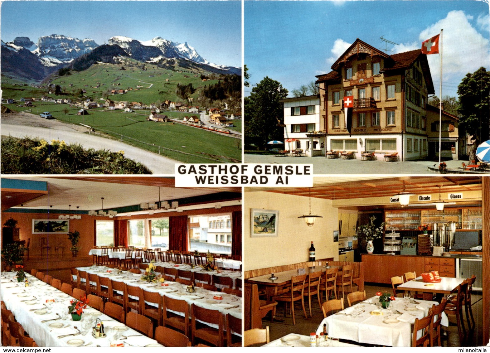Gasthof Gemsle - Weissbad AI - 4 Bilder (36742) * 6. 9. 1980 - Weissbad 
