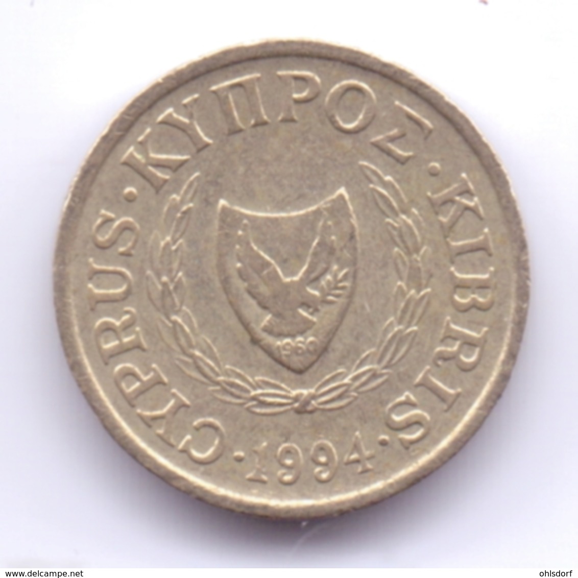 CYPRUS 1994: 1 Cent, KM 53.3 - Cyprus