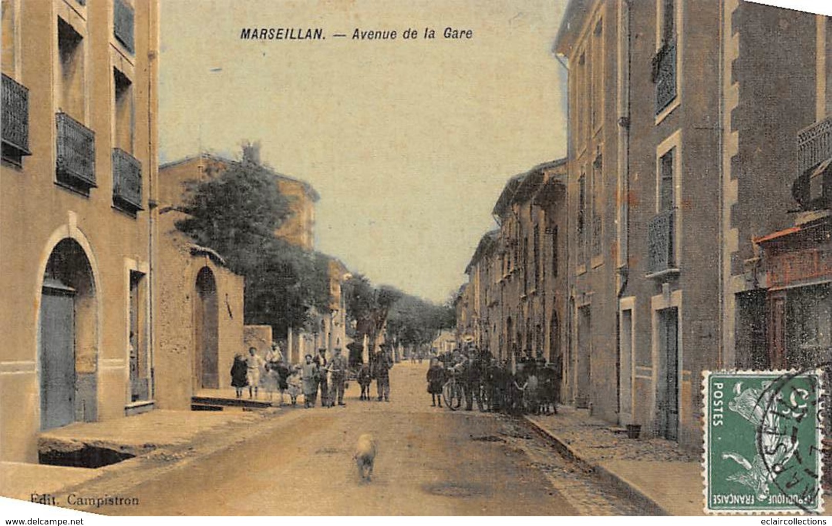 Marseillan           34         Avenue De La Gare                (voir Scan) - Marseillan