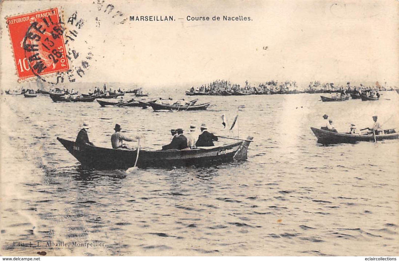 Marseillan           34          Course De Nacelle          (voir Scan) - Marseillan