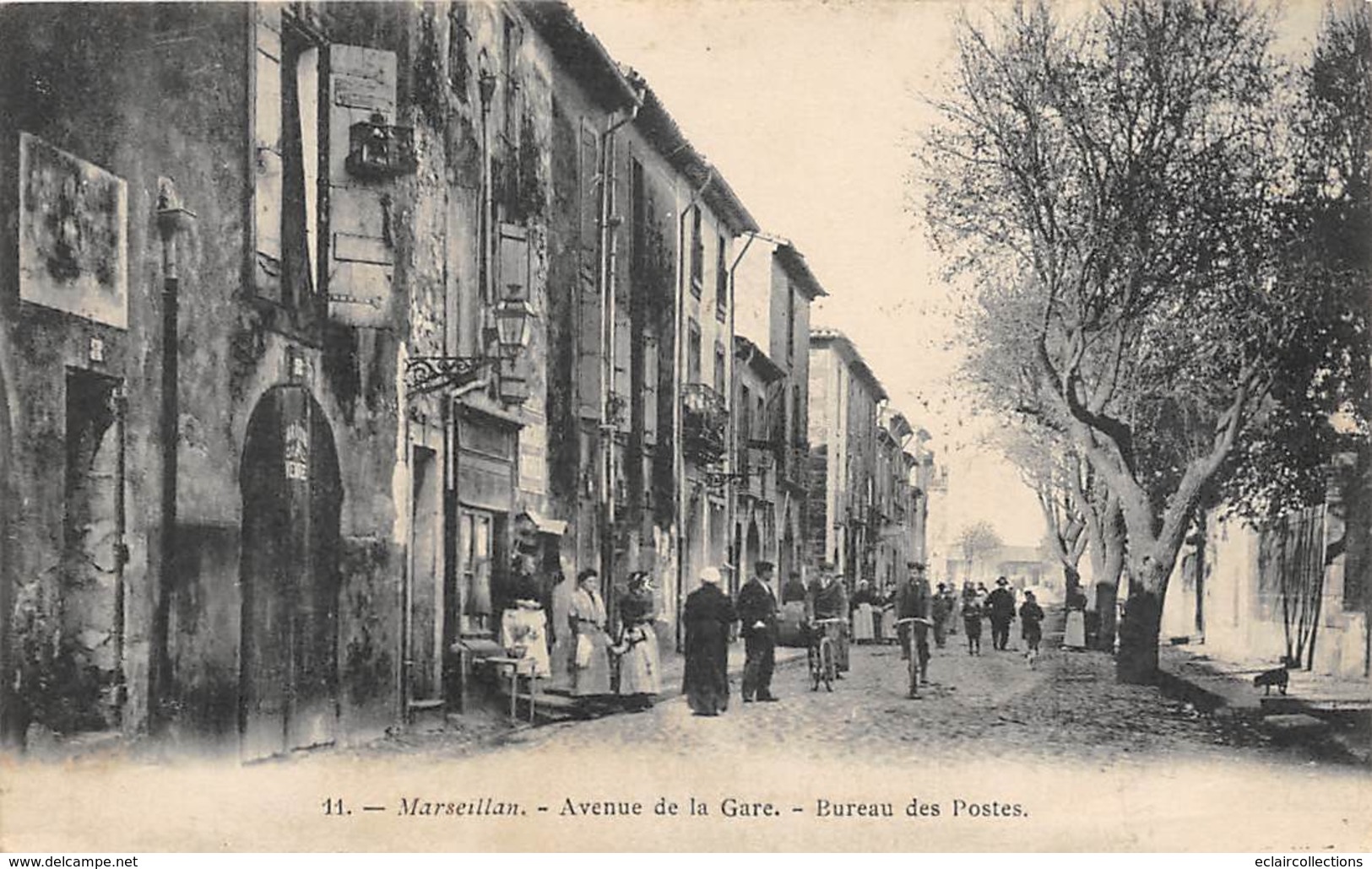 Marseillan           34         Bureau Des Postes              (Décollée Voir Scan) - Marseillan