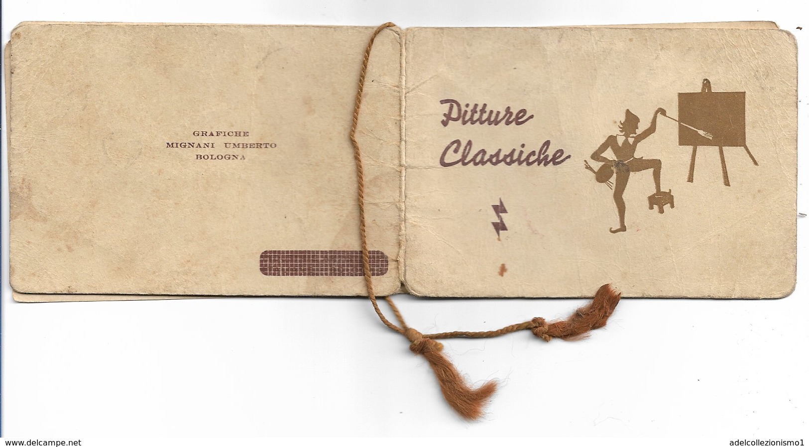 94358) CALENDARIETTO DEL 1938-PITTURE CLASSICHE - Petit Format : 1921-40