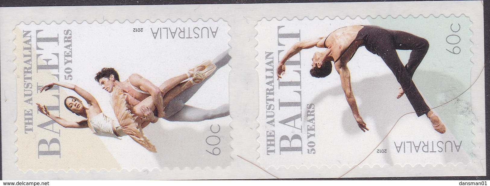 Australia 2012 Ballet Sc 3802-03 Mint Never Hinged Ex Coil - Mint Stamps