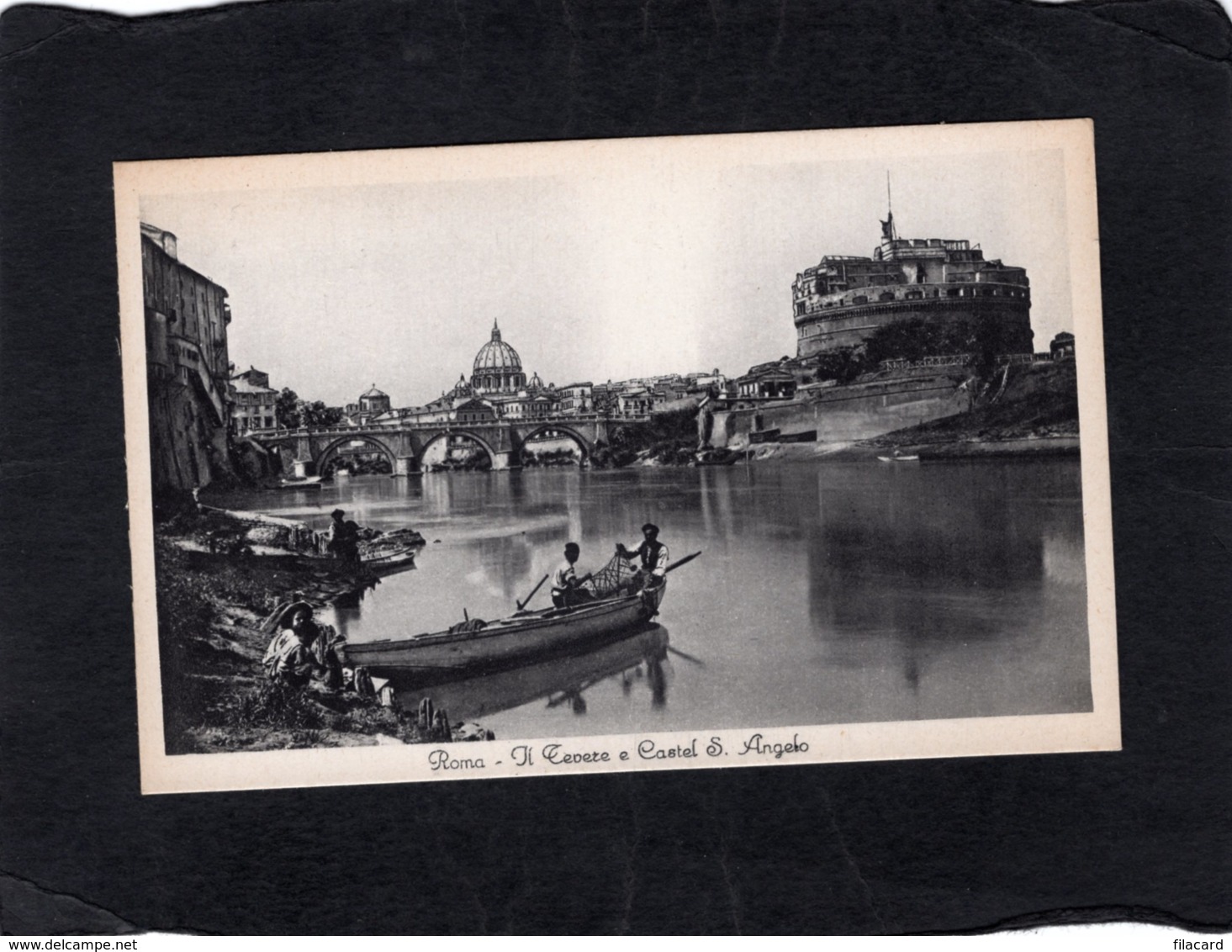 94100    Italia,   Roma,  Il Tevere E Castel  S. Angelo,  NV - Fiume Tevere