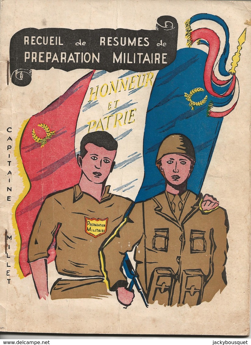 Recueil De Résumés De Préparation Militaire - Capitaine Millet _ 1953 - French