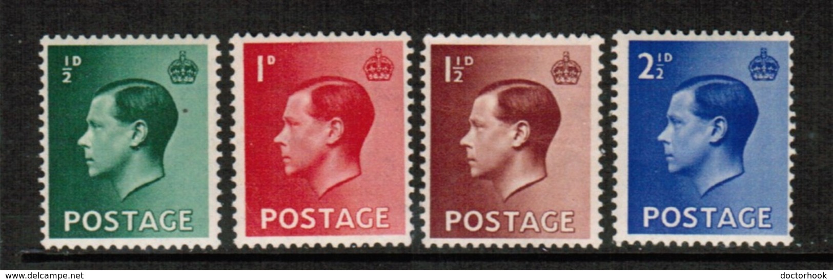 GREAT BRITAIN  Scott # 230-3* VF MINT LH (Stamp Scan # 638) - Neufs