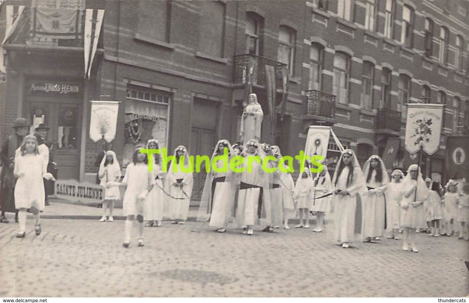 CPA CARTE DE PHOTO AD BOSCH BRUXELLES - Avenues, Boulevards