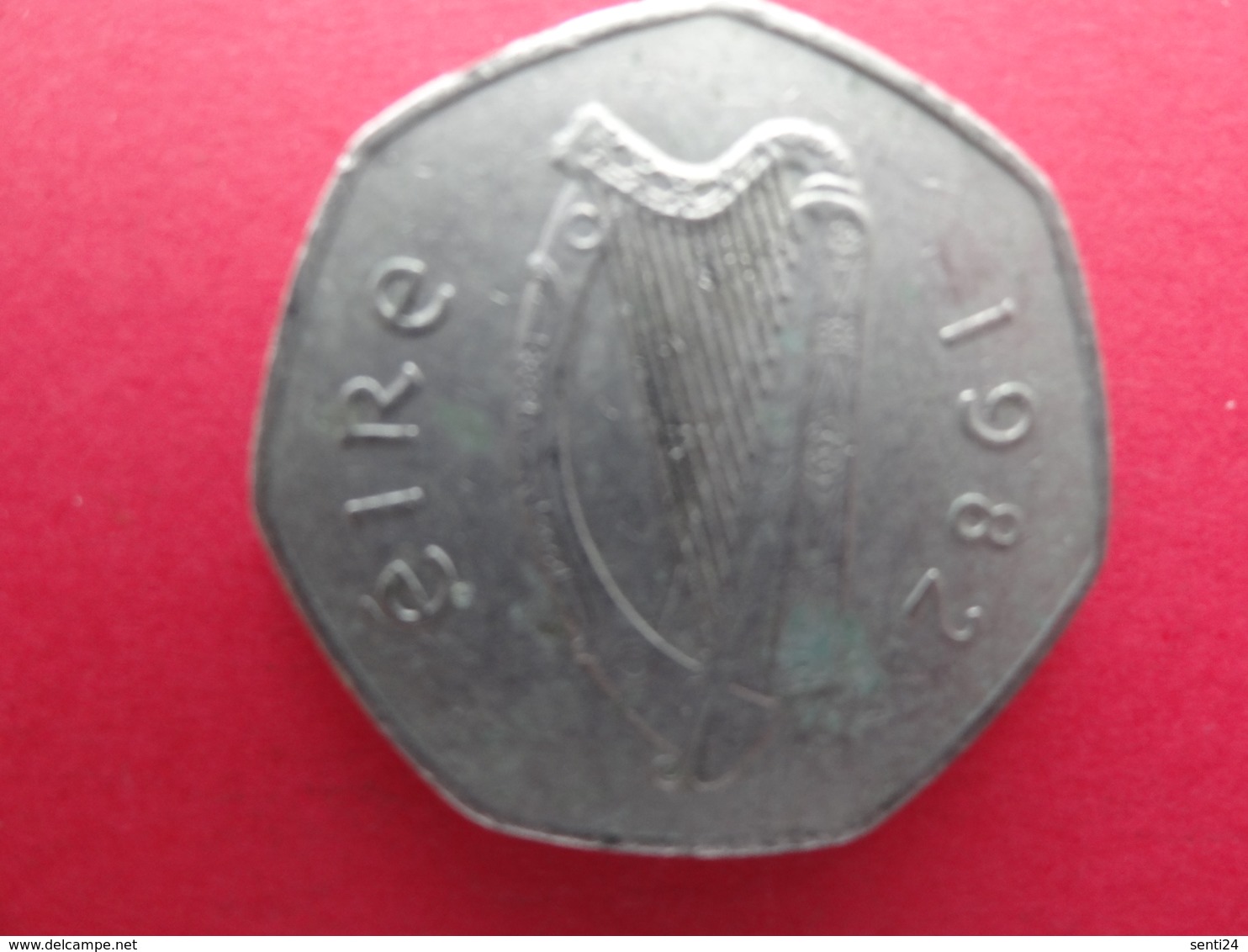 Irlande  50 Pence 1982  Km 24 - Irlanda