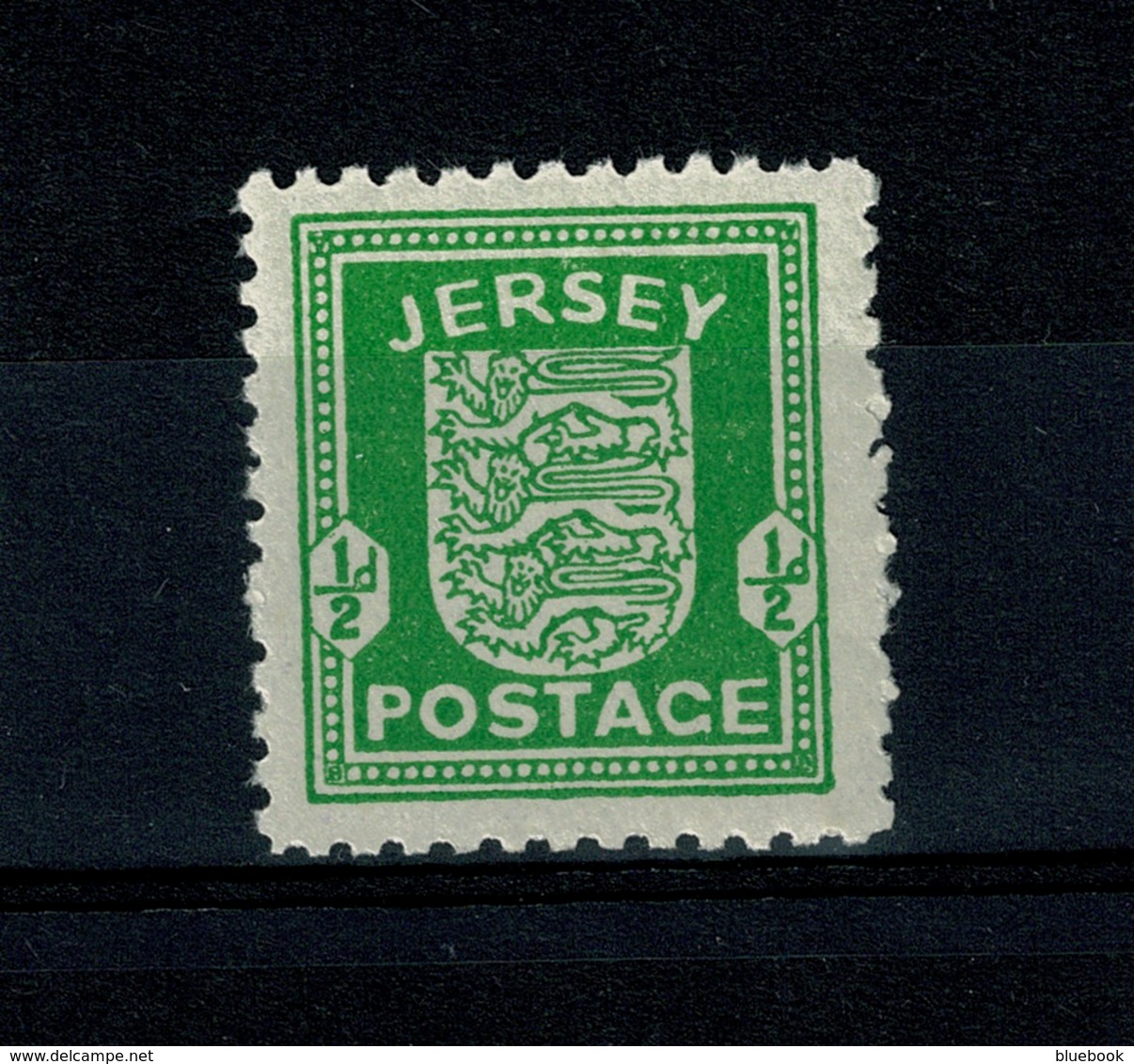 Ref 1354 - WWII Channel Islands - Jersey 1943 SG 1 - 1/2d MNH Stamp Cat £8 - Jersey