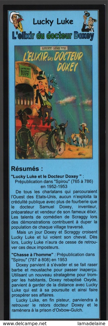 Marque-page Wells Fargo & Co Morris René Goscinny Lucky Luke 1949/1977 07. L'élixir Du Docteur Doxey - Bladwijzers