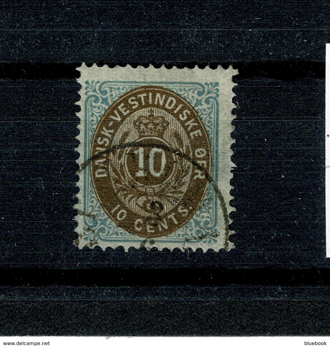 Ref 1355 - Danish West Indies 1875 - SG 25 - Fine Used Stamp - Cat £180+ Denmark Colony - Dinamarca (Antillas)